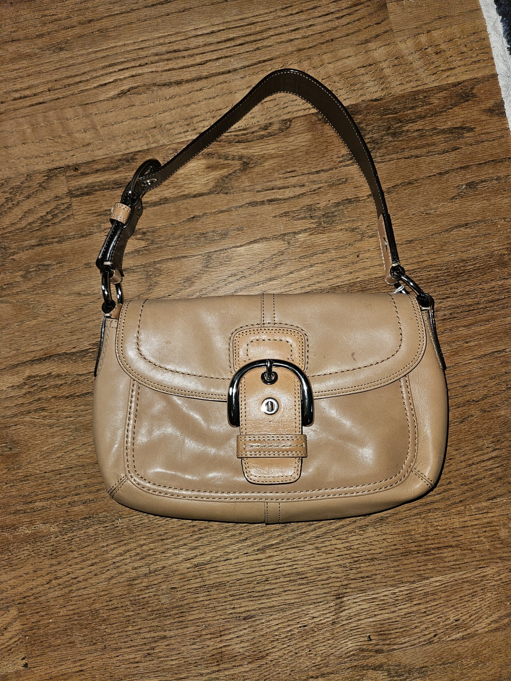 Coach Soho Tan Leather Shoulder Bag 2008